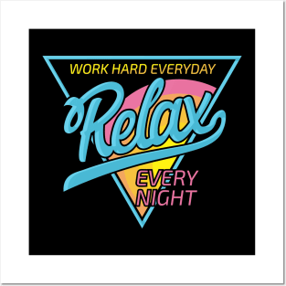 Work Hard Everyday Posters and Art